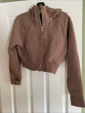 Lululemon Scuba Cropped Full Zip Hoodie